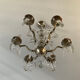 Girandole chandelier with crystal drops from the 60s and 70s