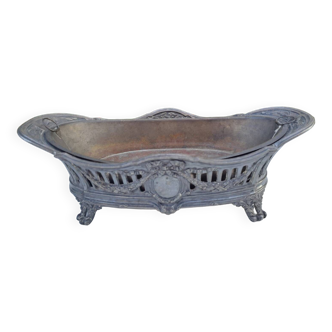 Louis XVI style silver spelter planter, late 19th century