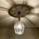 Vintage Apace Age Limburg Glass Pendant Light