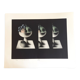 Original lithograph by Mario Avati, colour manière noire, "The Passage of Time", 1990.