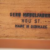 Ejvind A. Johansson scandinavian danish teak extendable dining table for Ivan Gern Mobelfabrik 60