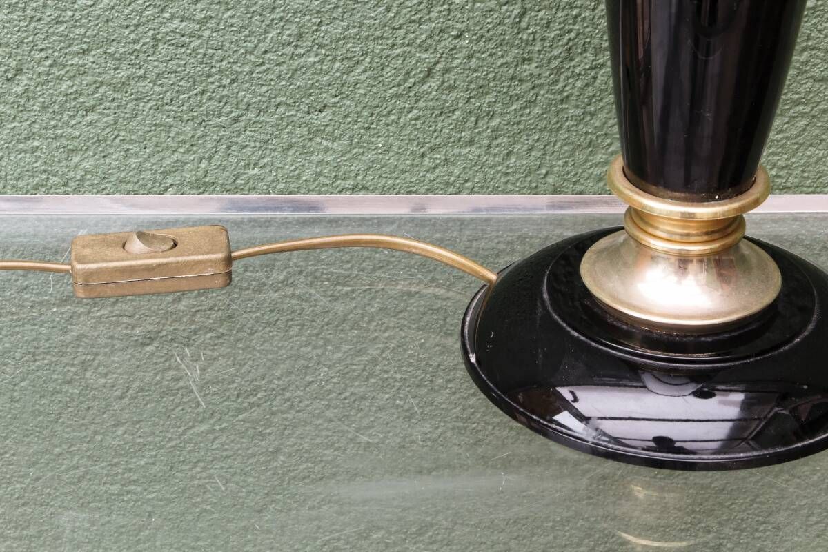 Pied de lampe "Trocadéro" par Robert de Schuytener, années 70-80