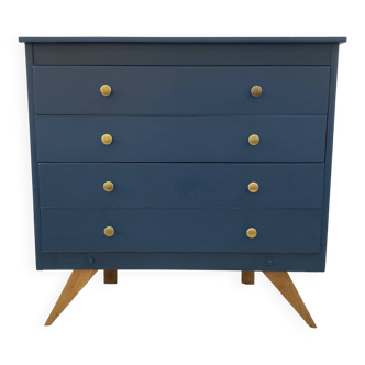 60s chest of drawers with compass feet