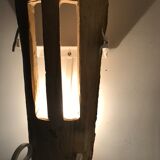 Lot of three terracotta and wrought iron appliques