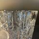 Large Bohemian crystal vase, 20th century