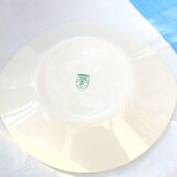 6 flat oval plates Salins