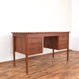 Mid-Century Danish Teak Desk, 1960s.