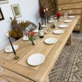 Farmhouse table with 2 extensions
