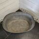Oval zinc basin or bathtub