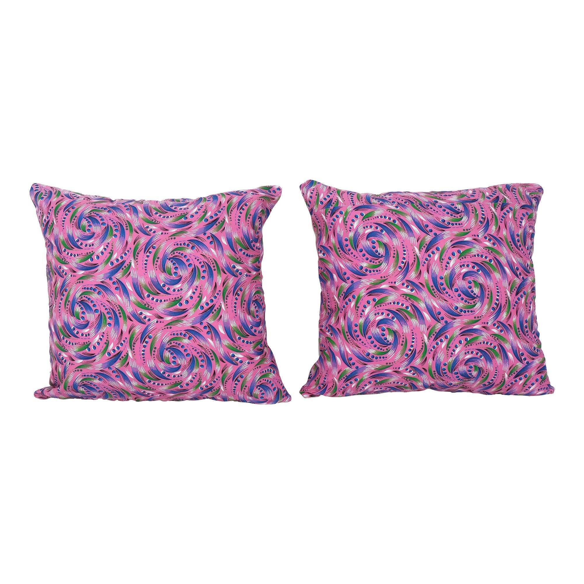 Set of 2 vintage Turkish cushion covers 51x51 cm