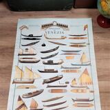 Boats poster. Venice Embarks by Libero Patrignani