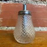 Vintage molded glass sugar bowl