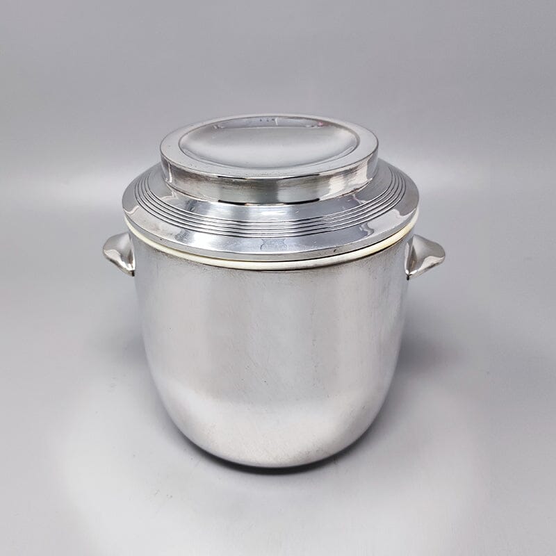 Ice bucket in silver plated. made in italy
