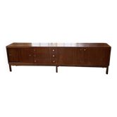 Enfilade teck XL années 60 constructiviste
