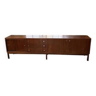 Enfilade teck XL années 60 constructiviste