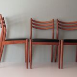 Set of 3 teak dining chairs, Danish design 1960-1970