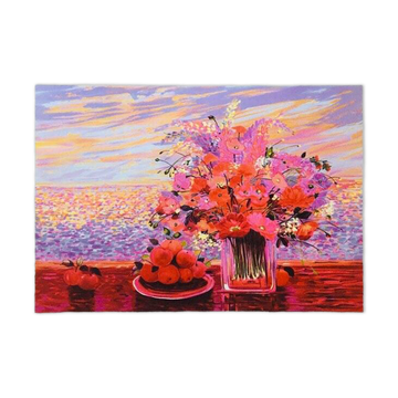 Lithograph by Michel-Henry "Summer Bouquet" 1990
