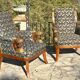 Pair of Mahogany Bergère Armchairs with Chimera Motifs, 19th Century