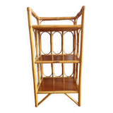 Rattan shelf 3 shelves