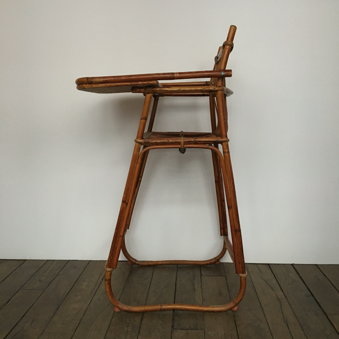 Children's rattan high chair