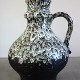 Vintage ceramic vase fat lava West Germany