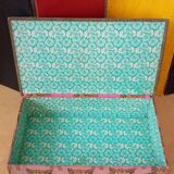 Art-deco fabric box