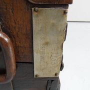 Vintage wooden military chest