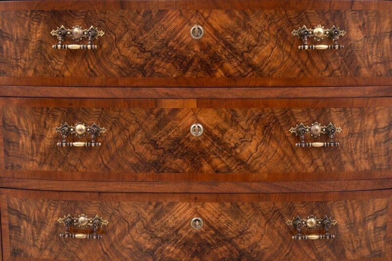 Chest of drawers, Scandinavia, mid-19th century. Antique.