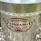 Cinzano Champagne Cooler Ice Bucket – Vintage Aluminium Advertising Wi