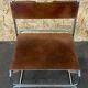 60s 70s steel suede vintage chair Giovanni Carini Planula Libellula
