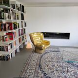 Golden limited edition Elda chair by Joe Colombo for Longhi Italy no. 19/20