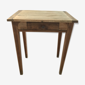 Small wooden side farmhouse table