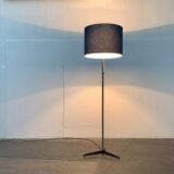 Blue tripod floor lamp from the mid-century German space age by Staff Leuchten, 1960s.