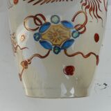 Vase in earthenware, Japanese décor