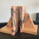 Pair of Art Deco marble bookends