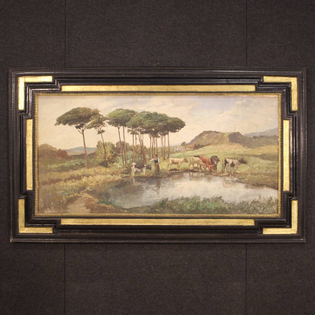 Great French painting landscape from the 20th century