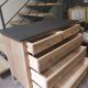 Renovated old wooden chest of drawers