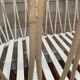 Rattan baby cradle