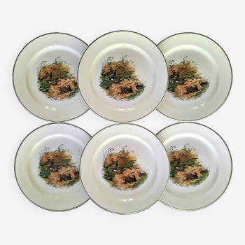 Villeroy & boch fontainebleau - 6 assiettes plates 26cm