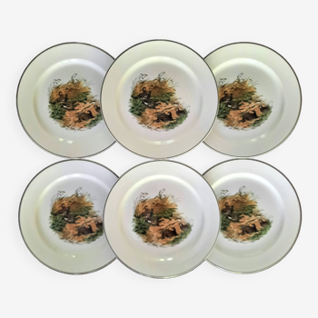 Villeroy & boch fontainebleau - 6 flat plates 26cm