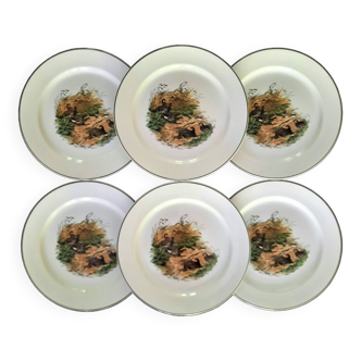 Villeroy & boch fontainebleau - 6 assiettes plates 26cm