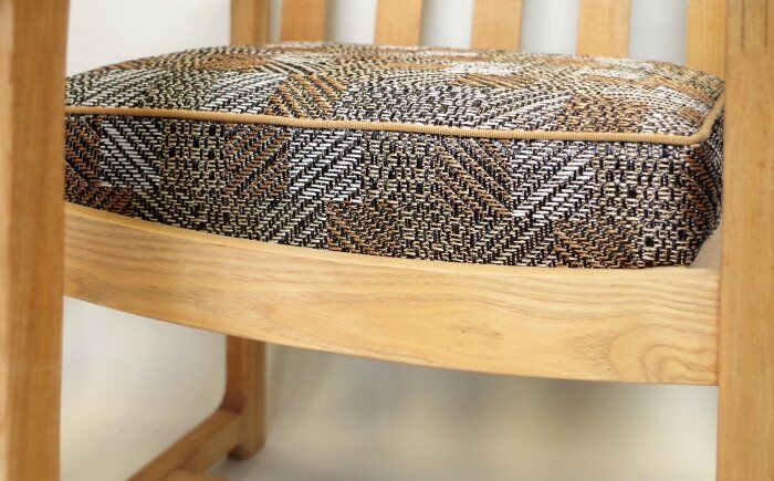 Set of six chairs in oak from the years 1950/1960