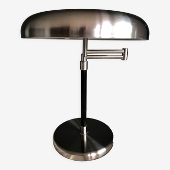 Lampe de bureau en chrome