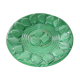 Flat green decoration leaves 32.5 cm