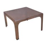 Coffee table 70s smoked plexis