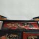 Japanese Lacquered Cabinet / 1868-1912 Meiji Japan / Old Jewelry Box