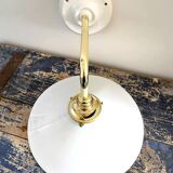 White opaline wall lamp