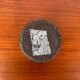 Brutalist studio pottery vase from the mid-century, signed 55.