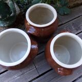 Glazed stoneware grease pot