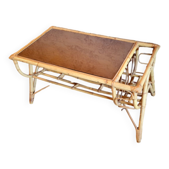 Rattan coffee table